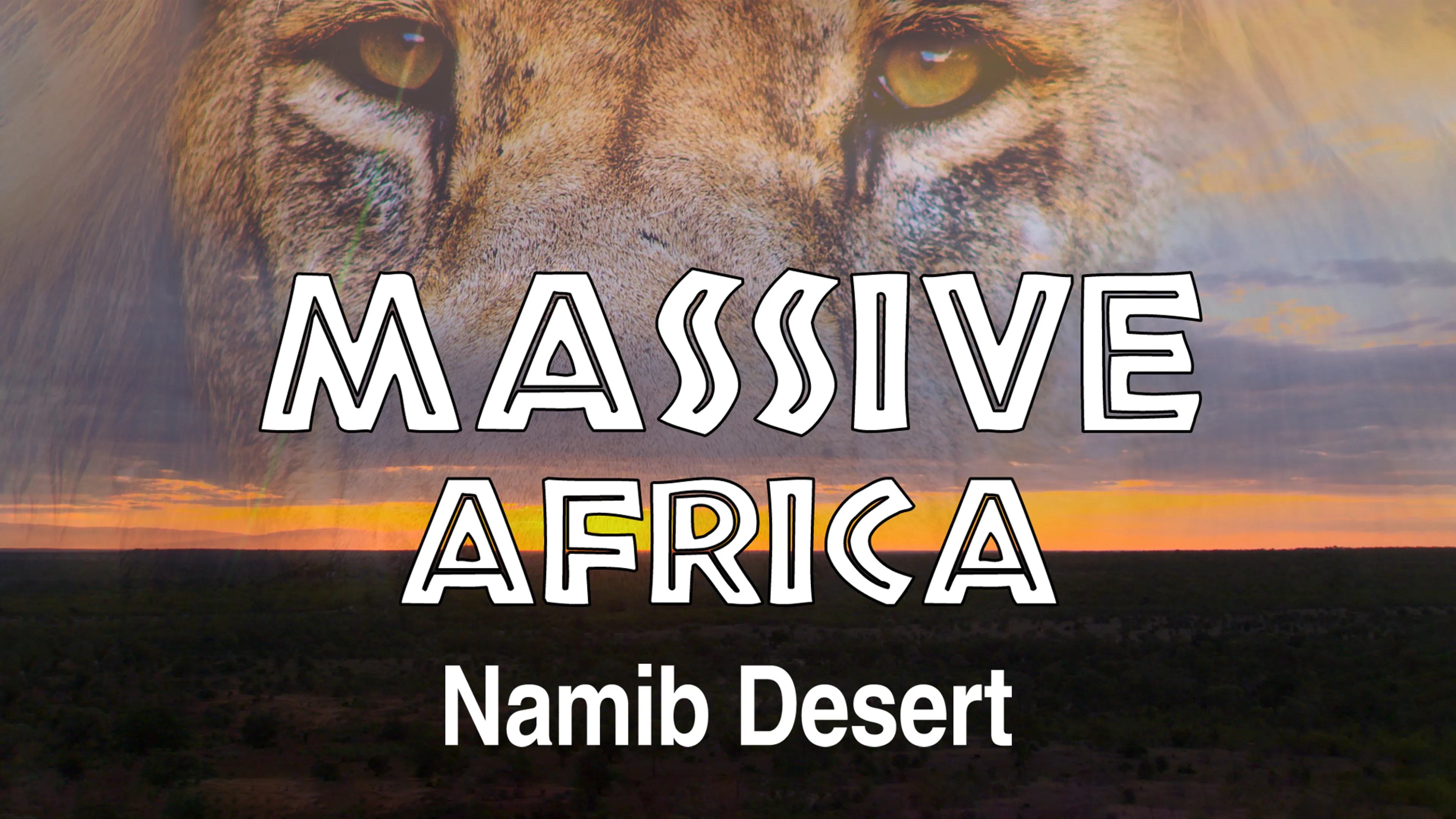 Massive Africa: Namib Desert poster